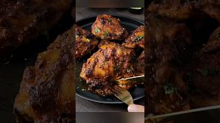 Crispy Oven Baked Chicken Thighs in 30 Minutes  Best Chicken Dinner Recipe Ideas [upl. by Ymmij]