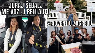 RELI VOŽNJA feat JURAJ ŠEBALJ I ADVENT U ZAGREBU  VLOG  mama 4 djece [upl. by Tnomyar]