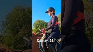 Reiten mit Körperbänder reitstunde Reitlehrerin horselife Reitschüler reiter [upl. by Mcilroy]