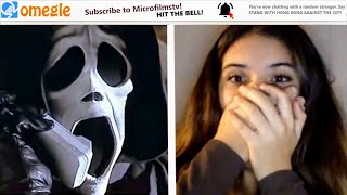 OMEGLE but its Scary Movie Ep1 Ghostface Prank SCREAM 2022 [upl. by Nnylcaj]