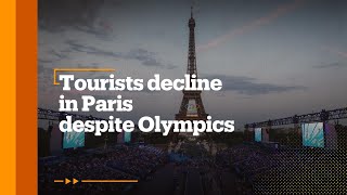 Tourist numbers decline in Paris despite hosting Olympics 2024 [upl. by Heyde634]