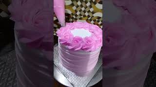 vanilla cake decoration [upl. by Ahcorb]