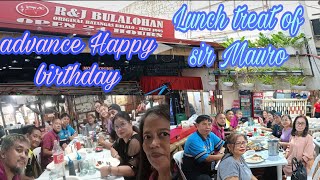 PALIBRE LUNCH NI SIR PRES MAURO ADVANCELUNCHBIRTHDAYTREAT lovablemaevlog3822 [upl. by Enineg526]