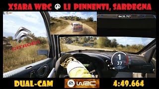 EA Sports WRC  Citroen Xsara WRC  Li Pinnenti  Sardegna  dualcam run  449664 [upl. by Santiago]