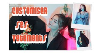 MES CRÉATIONS  comment customiserretoucher un vêtement [upl. by Ayekel]