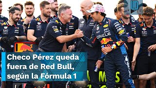 Checo Pérez queda fuera de Red Bull según la Fórmula 1 [upl. by Lazes]