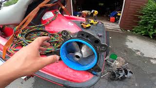 Seadoo GTX Replacing a Wear Ring DIY [upl. by Rida]