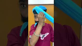 Creative patiyala sahai pagg👑turban tutorial🔥ytshorts🔥video🔥 [upl. by Couq]