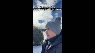 Canada life Quebec City Donnacona Cinematic View during winter season [upl. by Siugram]