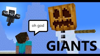 I made Minecraft Mobs GIANTS [upl. by Adena]