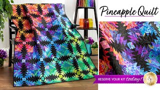 Introducing Pineapple Quilt in Prism II amp Kaffe Fassett RESERVE  Shabby Fabrics [upl. by Cline]