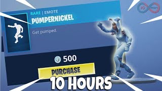 Fortnite  Pumpernickel Emote 10 hours [upl. by Sirromaj]