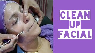 Exact Clean Up Facial At Parlour Affordable Clean Up [upl. by Acired]