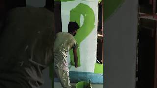 French beann colour paint apply fast coat wall painting shorts viral painting youtubeshorts [upl. by Aneeram195]