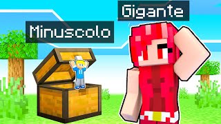 GIGANTE vs MINUSCOLO Nascondino Su Minecraft [upl. by Bruns]