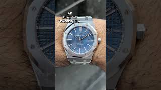 My new 41mm Audemars Piguet Royal Oak Blue Dial 15400 ytshorts audemarspiguet [upl. by Barthold464]