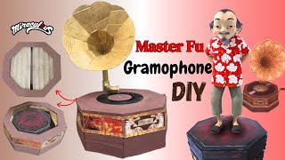 Master Fus Gramophone DIY from Miraculous Ladybug  Secret hiding box for the Miraculous Box [upl. by Suolekcin]