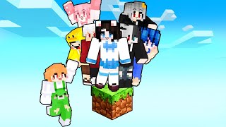 Mèo Simmy Và Hero Team quot Thử Thách Sinh Tồn Trên 1 Khối Đất Duy Nhấtquot Trong Minecraft [upl. by Rairb]