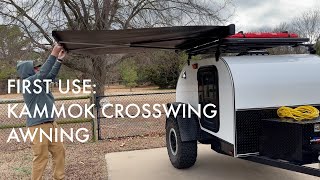 First Use  Kammok CROSSWING Awning [upl. by Lledniw]