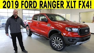 2019 Ford Ranger  XLT FX4  Exterior amp Interior Walkaround [upl. by Dremann]