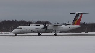 PAL Express  Bombardier Dash 8402  Delivery Flight [upl. by Hoisch]