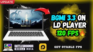 How to play BGMI in pc and laptop  120 FPS  Ultra HDR  Play BGMI 33 on Ld Player emulator 🤩 [upl. by Zeralda]