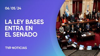 Senadores preparan la discusión sobre la Ley Bases [upl. by Sotnas30]