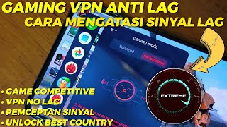 CARA MENGATASI SINYAL LAG PADA GAME  VPN GAME TURBO TERBAIK ANTI LAG  VPN GAMING [upl. by Anais]