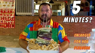 Cobian Burger Shakes and Tacos Mexican Heart Attack Challenge [upl. by Kaasi950]