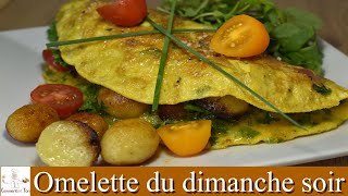 Omelette du Dimanche soir Comment utiliser les restes pour faire une omelette [upl. by Tomasina308]