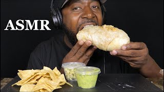 ASMR CHICKEN AND BARBACOA BURRITO MUKBANG NO TALKING BIG BITES [upl. by Pebrook43]