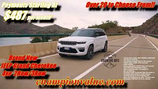 The Champion October JEEP GRAND CHEROKEE LEASE Special [upl. by Meehaf]