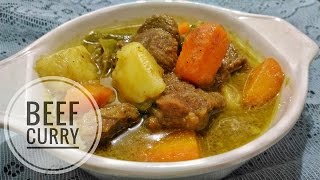 Beef Curry  Filipino Style  Food Bae [upl. by Pape]