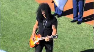 Slash plays national Anthem [upl. by Schnapp100]