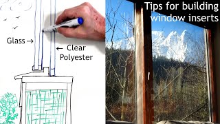 Best Double Interior Storm Window Inserts Save Money on Heating [upl. by Anaihk]