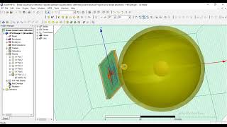 Multilayer metamaterial array antenna AMC structure diagnostic breast cancer detect microimage hfss [upl. by Millham56]