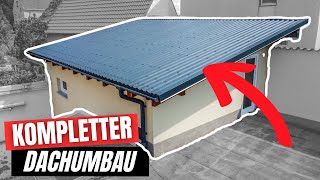 Trapezblech und Dachstuhl selber bauen ⎜ANLEITUNG 🤩 [upl. by Marou]