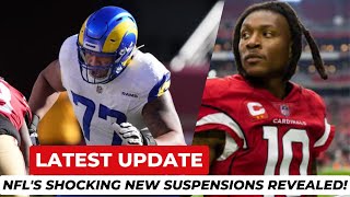 NFL Suspensions Shock the League Zay Jones Out 5 Games Alaric Jackson and More Penalized [upl. by Aveline]