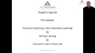 The debate Directive Coaching V NonDirective Coaching [upl. by Anelis]