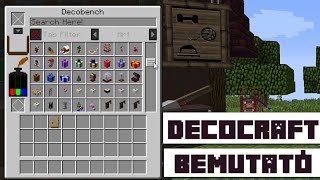 Minecraft  DecoCraft Mod  Bemutató  Telepítés [upl. by Rehpotsirhk]