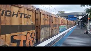 SCT009 008 going thru West Ryde Station in December 2022 [upl. by Lierbag413]