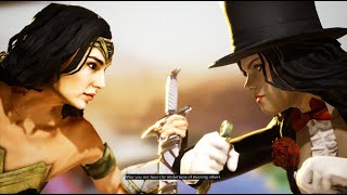 Mortal Kombat 1  Wonder Woman vs Zatanna Zatara [upl. by Airrehs496]