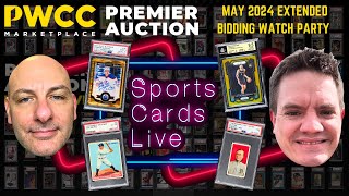 PWCC Live May 2024 Premier Auction Extended Bidding Coverage [upl. by Shawn]