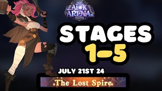 AFK ARENA  THE LOST SPIRE STAGES 15 [upl. by Ahsiruam215]