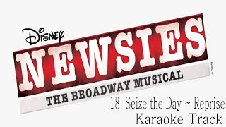 🎧🎤🎼Newsies the Musical  18  Seize the Day  Reprise🎼🎤🎧 [upl. by Colwell]