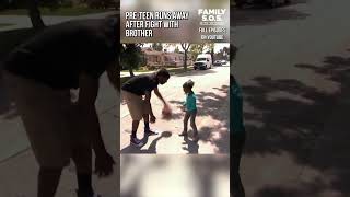 Preteen runs away after fight with brother 😳 jofrost supernanny family familysos [upl. by Yessak]