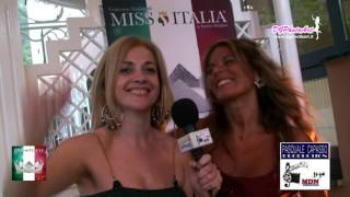 Selezioni Provinciali Miss Italia 2016 org Lina La Mura  Le interviste di Nancy e Pasquale [upl. by Eeloj]