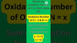 How to Calculate the Oxidation Number of N in Nitric oxide NO oxidationnumber [upl. by Nims]