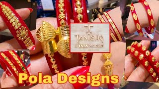 Tanishq Very Light Weight Gold Pola Designs with PricePola designs in goldgold poladeeyaHindi [upl. by Swamy734]