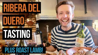 Ribera del Duero Wine Explained amp Tasted with Roast Lamb [upl. by Adimra]